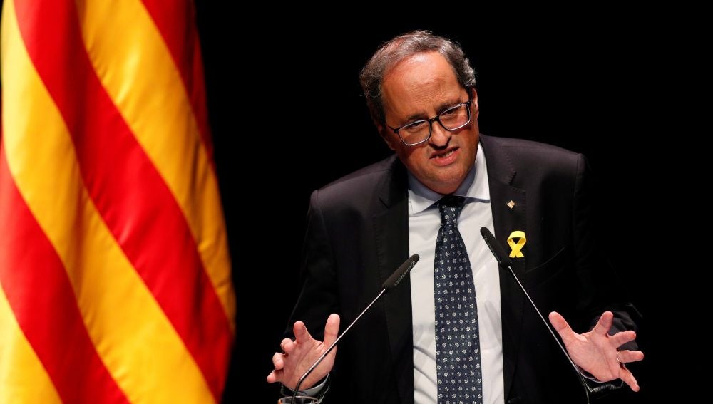 El presidente de la Generalitat, Quim Torra