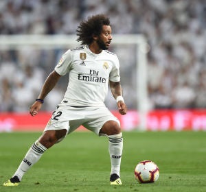 Marcelo en un partido del Real Madrid Marcelo en un partido del Real Madrid