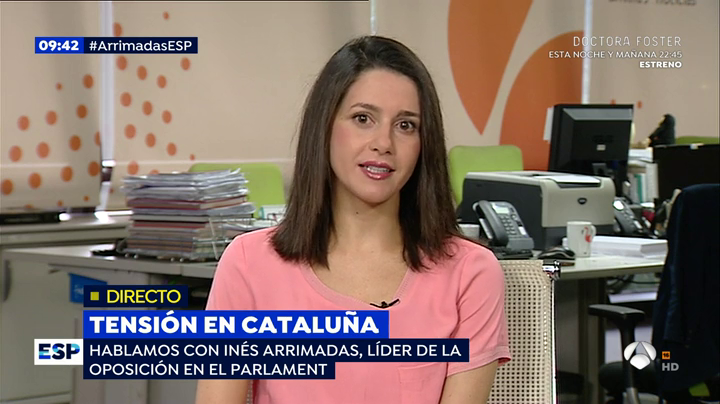 Arrimadas, sobre el discurso de Torra: "Lo más grave de todo es que hace un llamamiento a calentar la calle" Arrimadas, sobre el discurso de Torra: "Lo más grave de todo es que hace un llamamiento a calentar la calle"