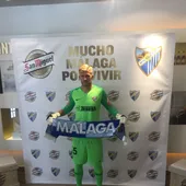 Pavel Kieszek en su presentación con el Málaga Pavel Kieszek en su presentación con el Málaga