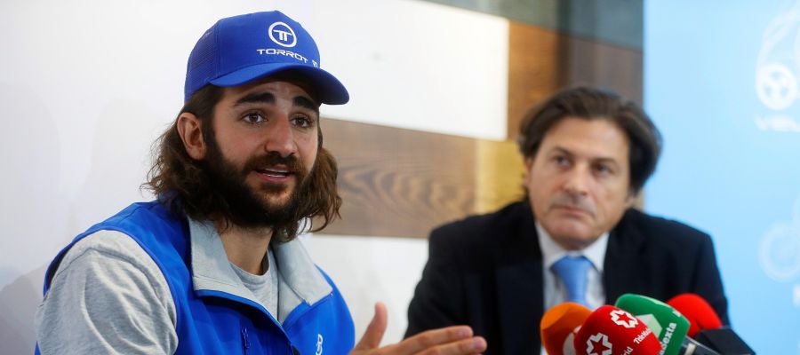 Ricky Rubio en rueda de prensa Ricky Rubio en rueda de prensa