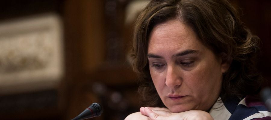 La alcaldesa de Barcelona Ada Colau La alcaldesa de Barcelona Ada Colau