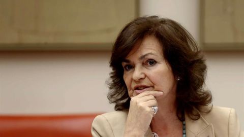 Carmen Calvo, vicepresidenta del Gobierno