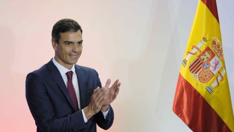 El presidente del Gobierno espa&ntilde;ol, Pedro S&aacute;nchez