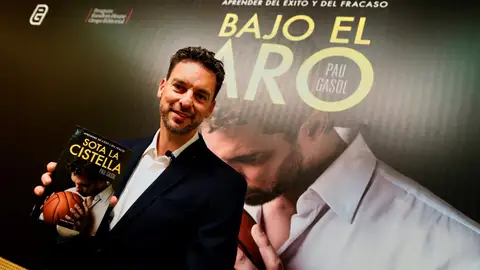 Pau Gasol, durante la presentación de su libro Pau Gasol, durante la presentación de su libro