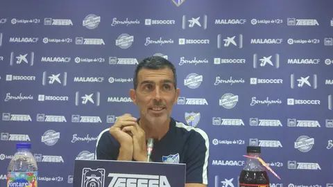 Juan Ramón Muñiz, entrenador del Málaga CF Juan Ramón Muñiz, entrenador del Málaga CF
