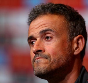 Luis Enrique, en una rueda de prensa Luis Enrique, en una rueda de prensa