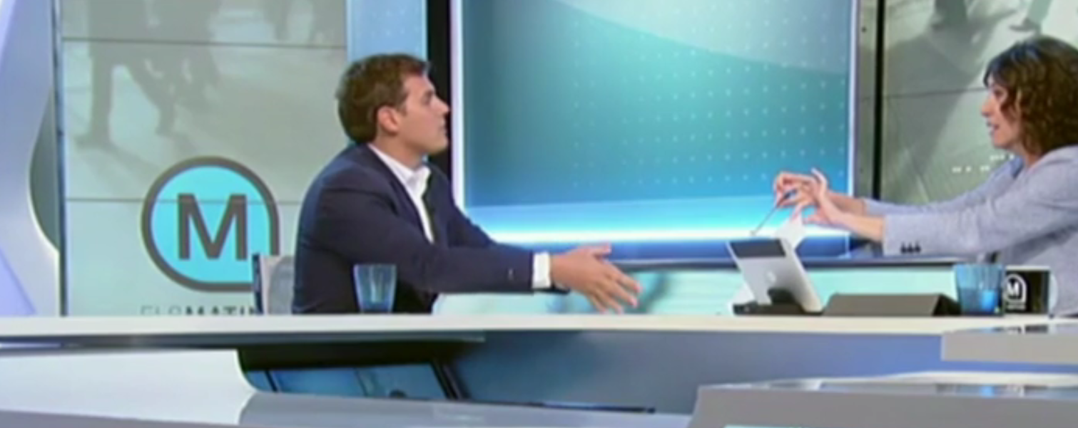 La tele con Monegal: "En el rifirrafe de Els Matins, Rivera solo se ha equivocado al señalar a Lídia Heredia" La tele con Monegal: "En el rifirrafe de Els Matins, Rivera solo se ha equivocado al señalar a Lídia Heredia"