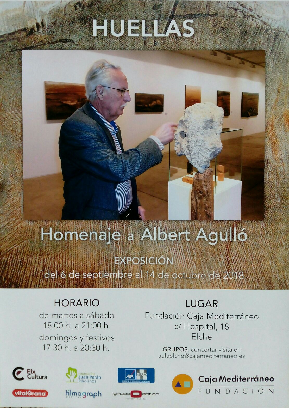 "HUELLAS" es la exposición homenaje a Albert Agulló "HUELLAS" es la exposición homenaje a Albert Agulló