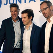 Xavier García Albiol, Pablo Casado y Javier Maroto