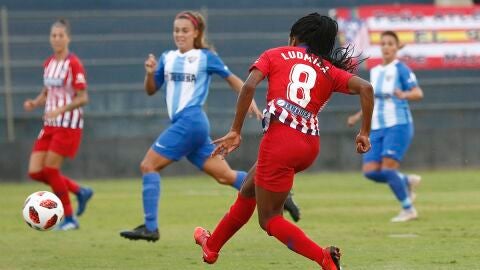 Ludmila, con el Atl&eacute;tico