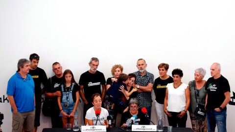 Familiares de los condenados en Alsasua