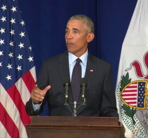 Provocadora respuesta de Trump al discurso de Obama: "Lo vi pero me quedé dormido" Provocadora respuesta de Trump al discurso de Obama: "Lo vi pero me quedé dormido"
