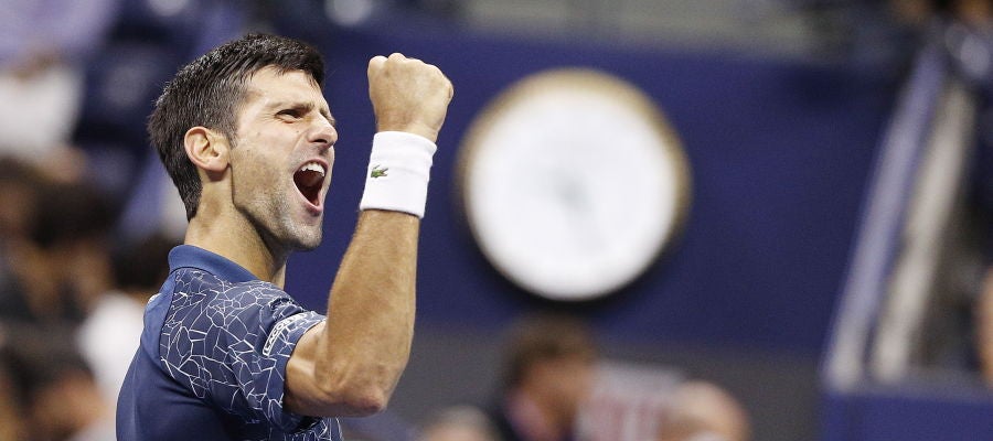 Djokovic derrota a Nishikori y jugará su octava final del Abierto de EE.UU. ante del Potro Djokovic derrota a Nishikori y jugará su octava final del Abierto de EE.UU. ante del Potro