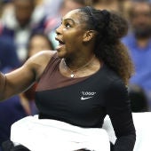 Serena Williams, enfadada con el árbitro