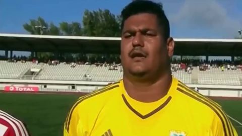 El inquietante estado f&iacute;sico del portero de Islas Seychelles que revoluciona las redes sociales