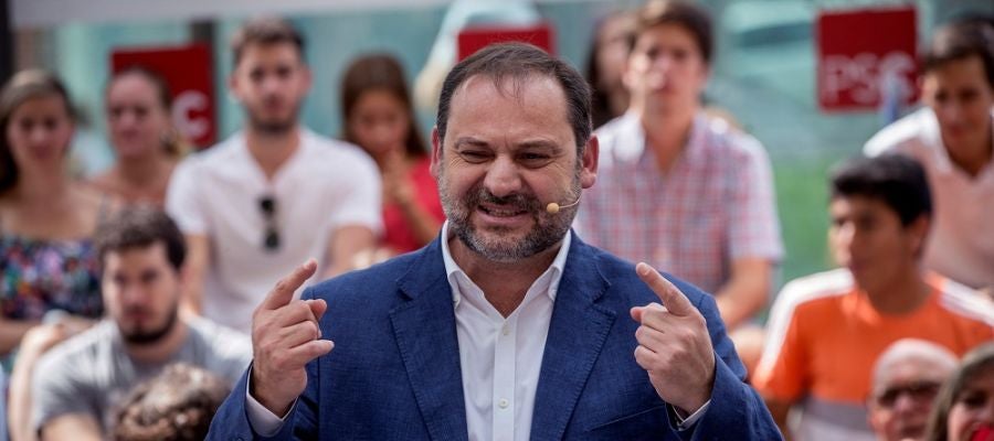 El ministro Ábalos durante un acto del PSOE El ministro Ábalos durante un acto del PSOE