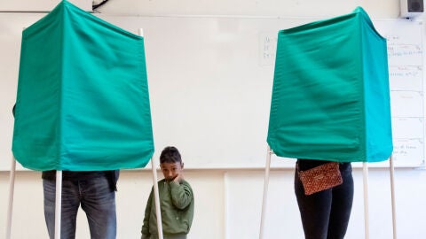 Votantes en Suecia