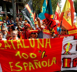 Manifestación en Barcelona por la unidad de España Manifestación en Barcelona por la unidad de España