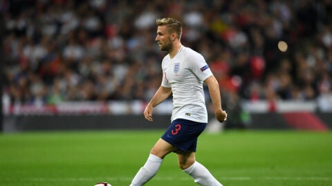 Luke Shaw, con Inglaterra