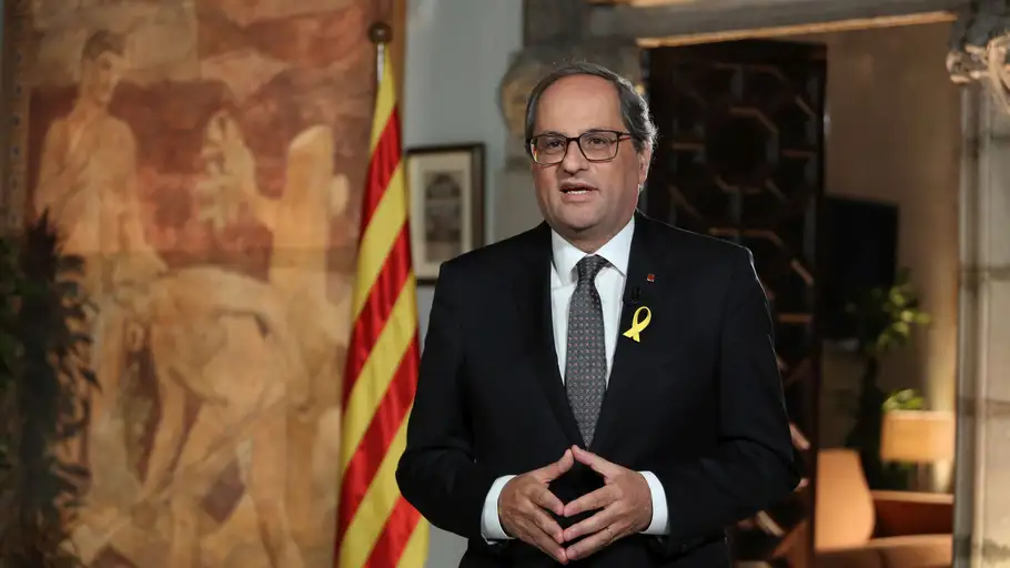El presidente de la Generalitat, Quim Torra El presidente de la Generalitat, Quim Torra
