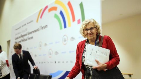 La alcaldesa de Madrid, Manuela Carmena