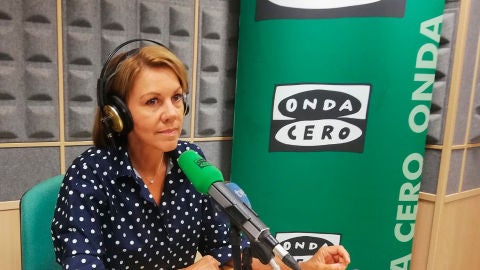 Mar&iacute;a Dolores de Cospedal en el estudio de Onda Cero Toledo