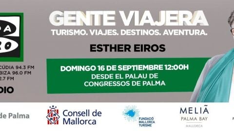 Genyte Viajera desde Palma, el domingo 16 de septiembre.