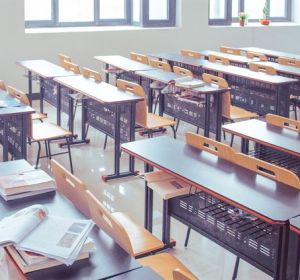 Imagen de un aula escolar Imagen de un aula escolar