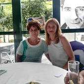 Ana Belén Pintado junto a su madre biológica Ana Belén Pintado junto a su madre biológica