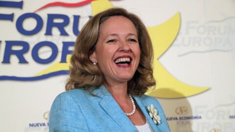 La ministra de Econom&iacute;a y Empresa, Nadia Calvi&ntilde;o