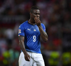 Balotelli con la selección italiana Balotelli con la selección italiana