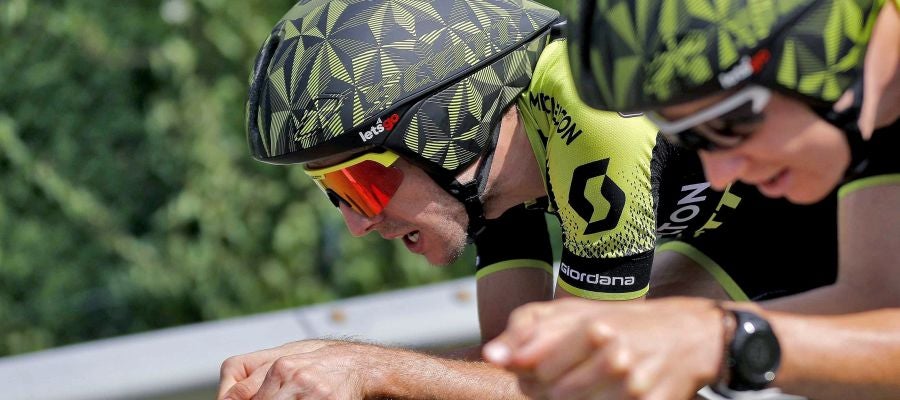 Simon Yates, durante una etapa de la Vuelta Simon Yates, durante una etapa de la Vuelta
