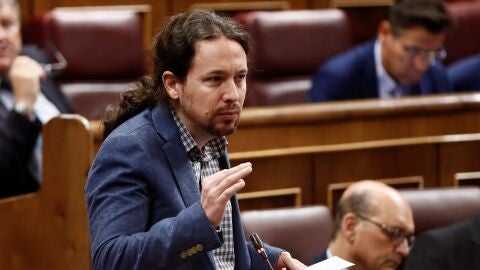 El secretario general de Podemos, Pablo Iglesias