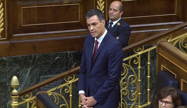 Sánchez sobre Montón: "El Gobierno eligió la ejemplaridad, a otros les cuesta" Sánchez sobre Montón: "El Gobierno eligió la ejemplaridad, a otros les cuesta"