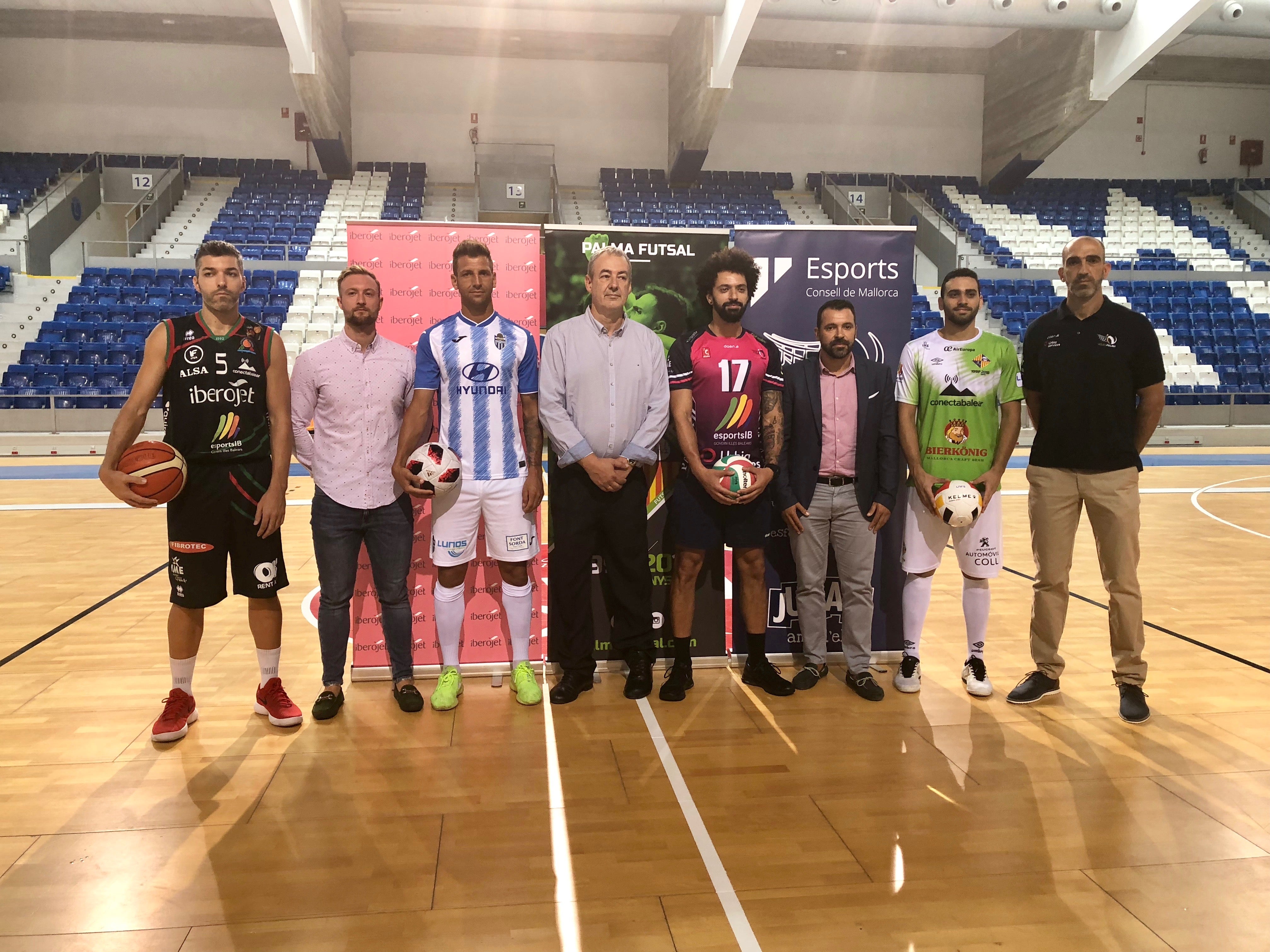 Acuerdo entre el Palma Futsal, Iberojet Palma, Atlético Baleares y Urbia Voley Palma Acuerdo entre el Palma Futsal, Iberojet Palma, Atlético Baleares y Urbia Voley Palma
