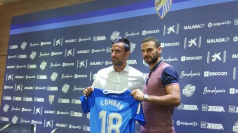Presentaci&oacute;n de David Lomb&aacute;n como jugador del M&aacute;laga CF