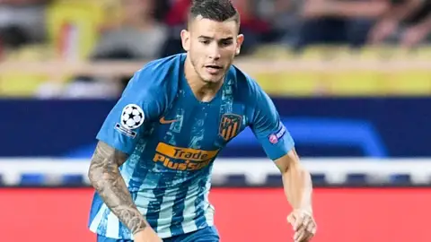 El defensa del Atlético, Lucas Hernández. El defensa del Atlético, Lucas Hernández.