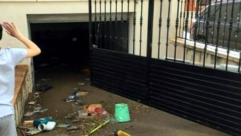 Efectos de la fuerte tormenta que se registr&oacute; en Calzada de Calatrava