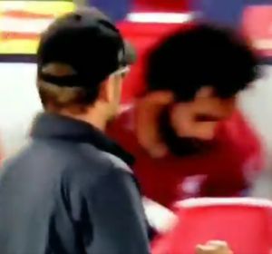 Salah, en el banquillo del Liverpool Salah, en el banquillo del Liverpool