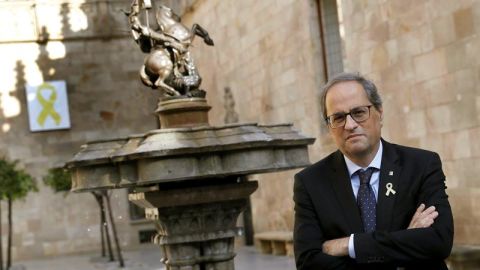El presidente de la Generalitat, Quim Torra