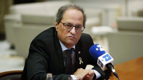 El presidente de la Generalitat, Quim Torra