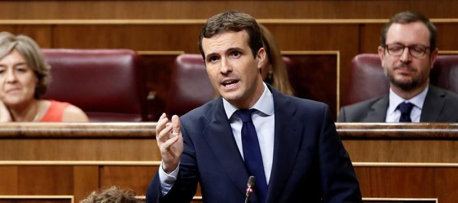 El líder del PP,Pablo Casado El líder del PP,Pablo Casado