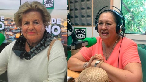 Las abuelas Rosa Lavi&ntilde;a y Pilar Eguaras