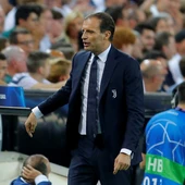 Massimiliano Allegri, en la banda de Mestalla Massimiliano Allegri, en la banda de Mestalla