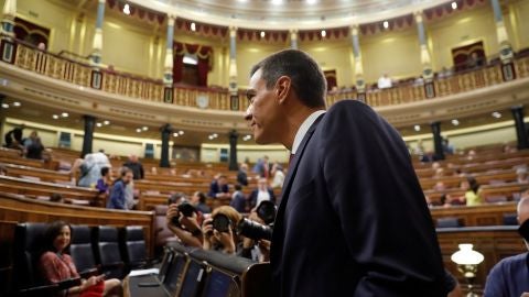 Pedro S&aacute;nchez en el Congreso en una imagen de archivo