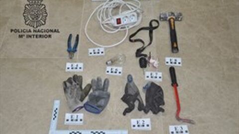 Objetos incautados por la Polic&iacute;a