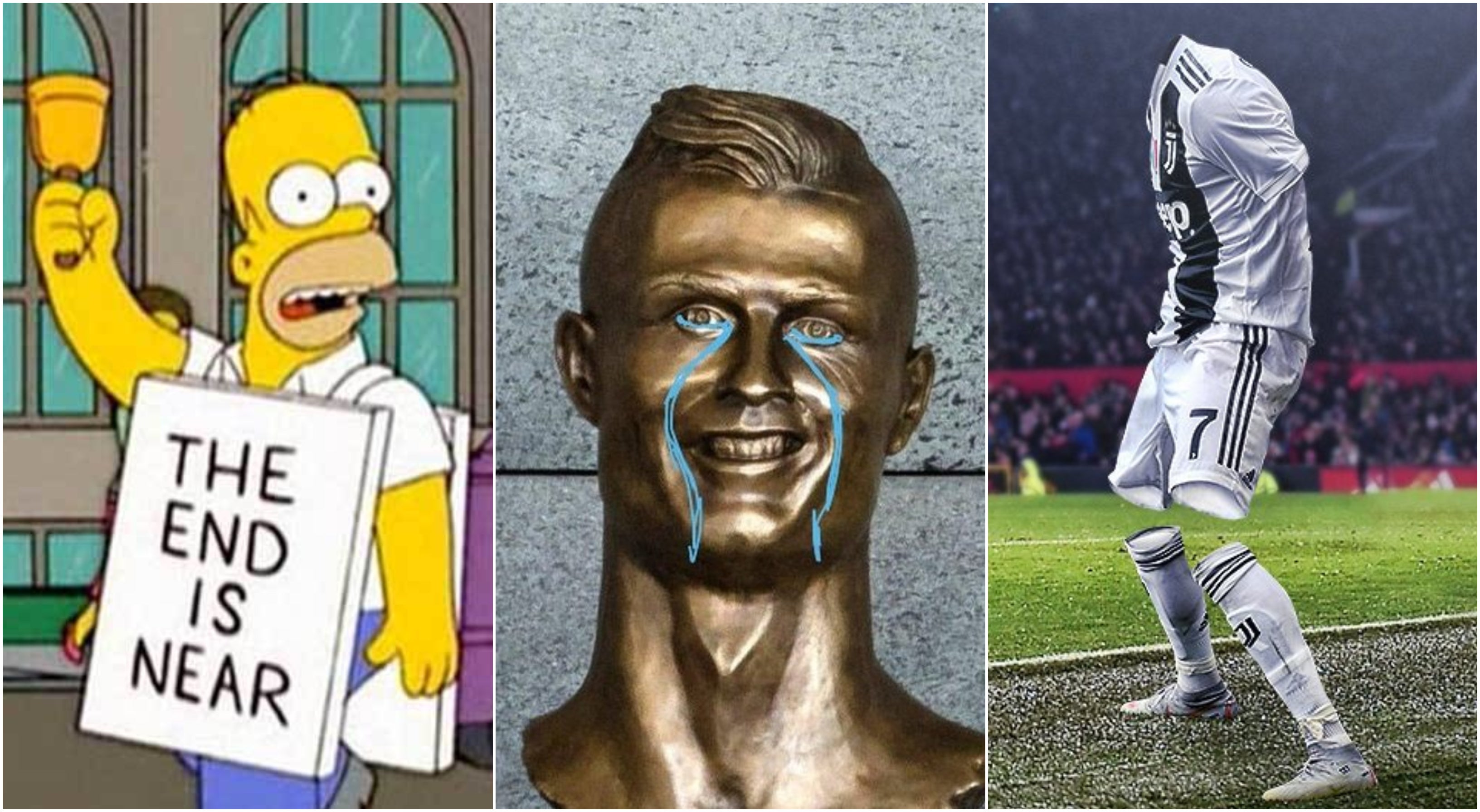 Las redes sociales se mofan de Cristiano Ronaldo tras su expulsión en Mestalla Las redes sociales se mofan de Cristiano Ronaldo tras su expulsión en Mestalla