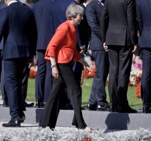 Theresa May en la cumbre de líderes de la UE Theresa May en la cumbre de líderes de la UE