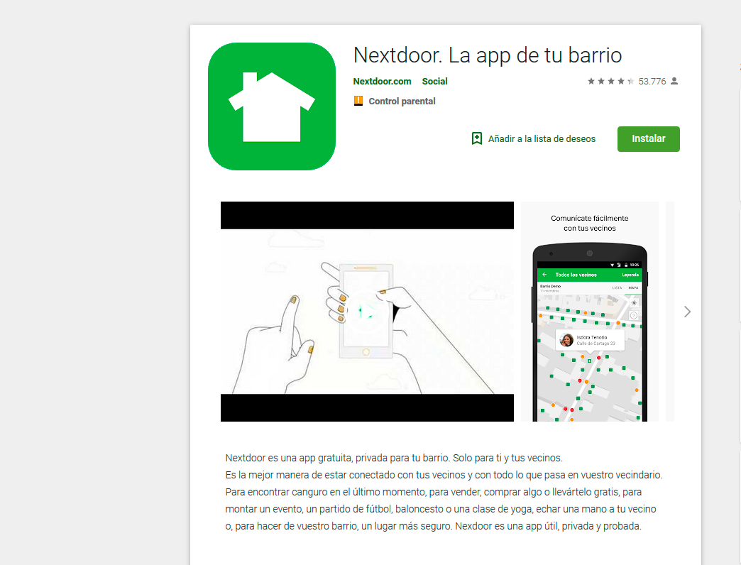 Llega a España la aplicación que potencia los barrios y pone en contacto a los vecinos. Llega a España la aplicación que potencia los barrios y pone en contacto a los vecinos.
